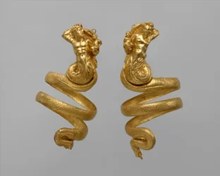Par de braçadeiras, c.200 aC (ouro)